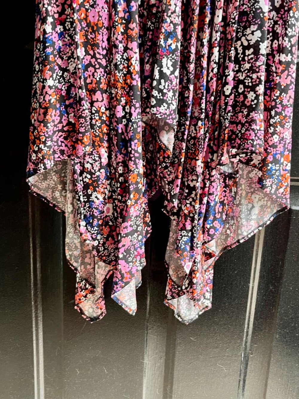 Maje "Rayema" Floral Ditsy Print Smocked Midi Dress (Size 36 - US 4/S) - Picture 2 of 4